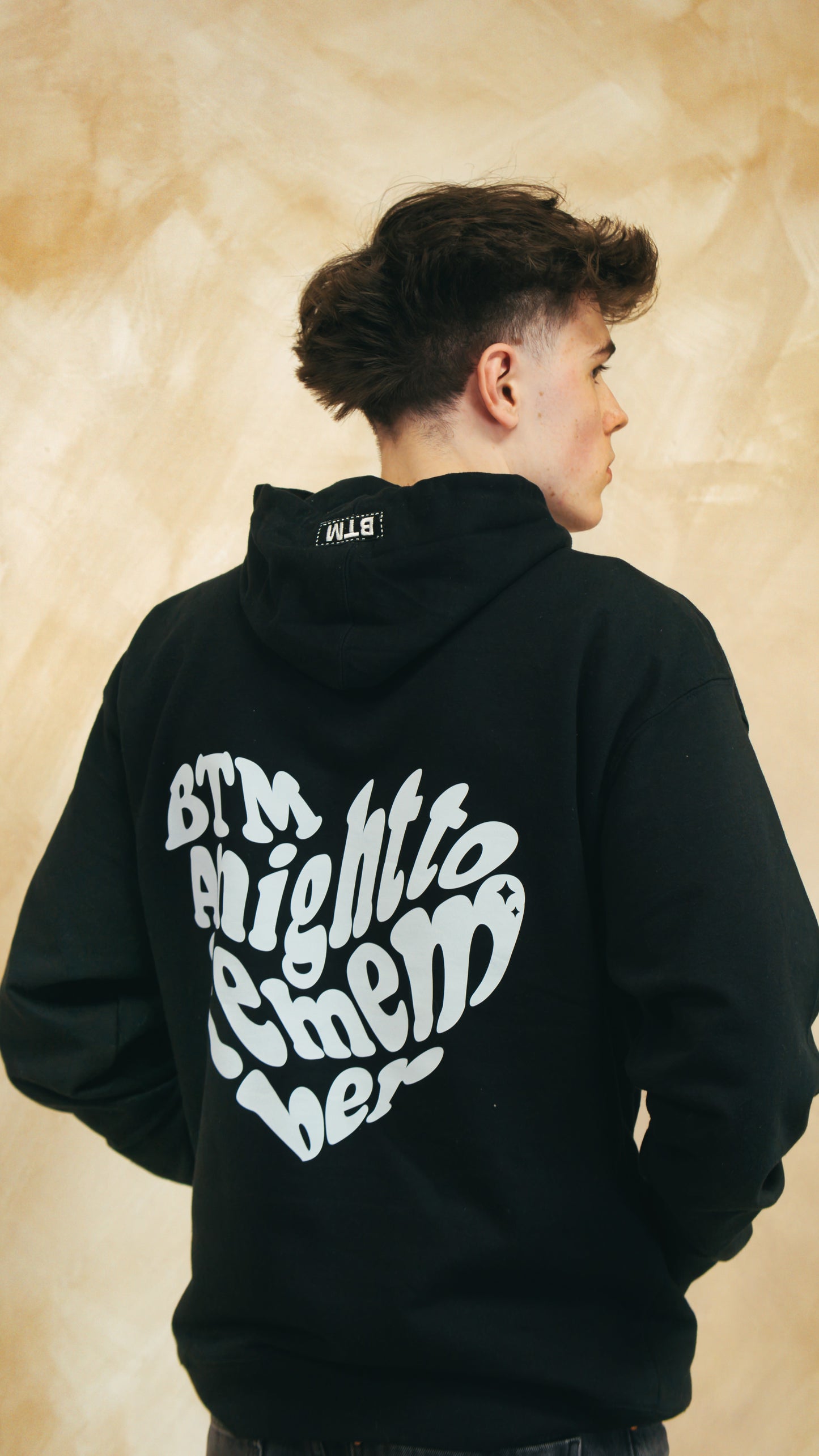 Hoodie "I'LL REGRET IT TOMORROW" NOIR