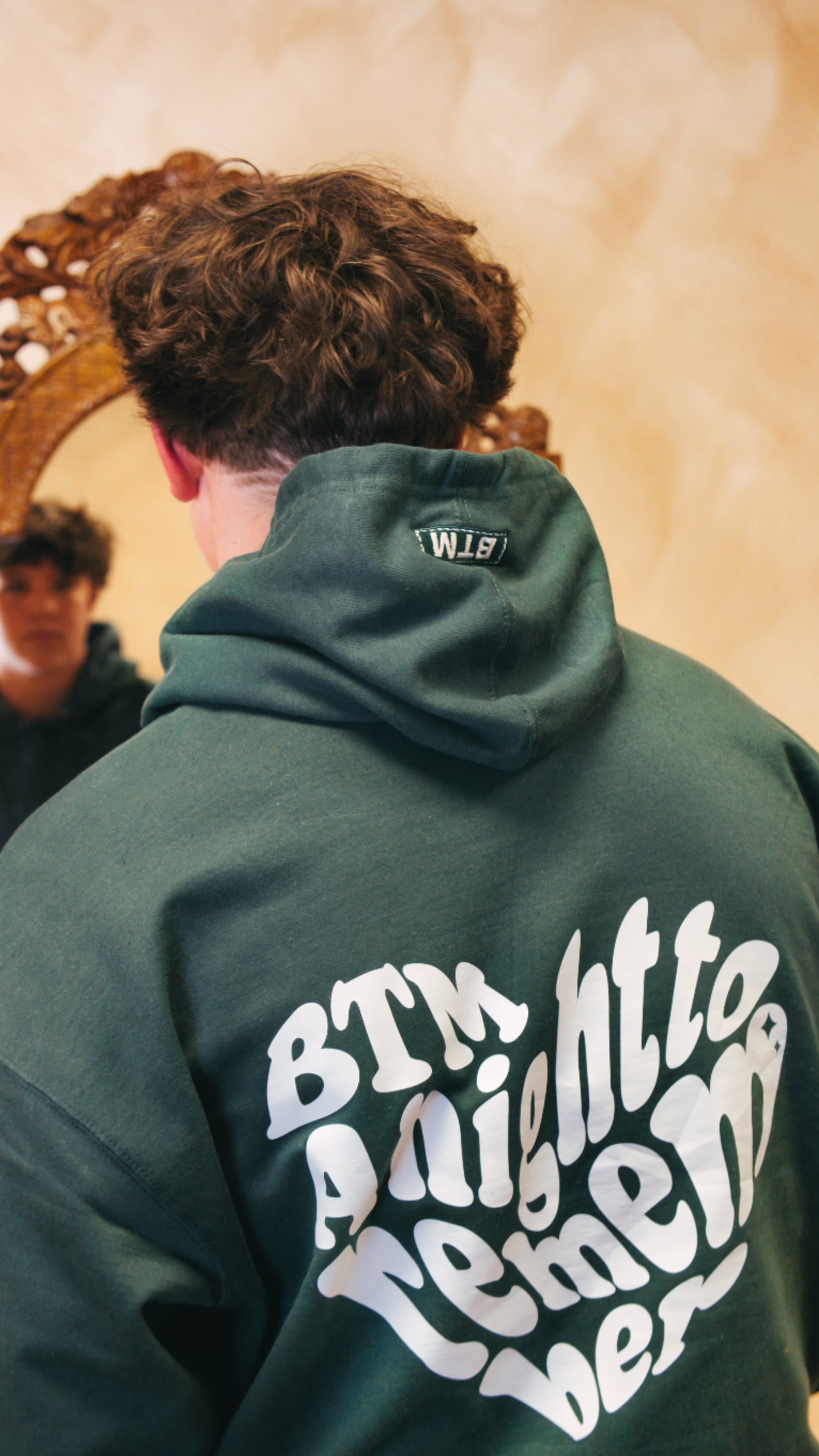 Hoodie "I'LL REGRET IT TOMORROW" VERT FORÊT