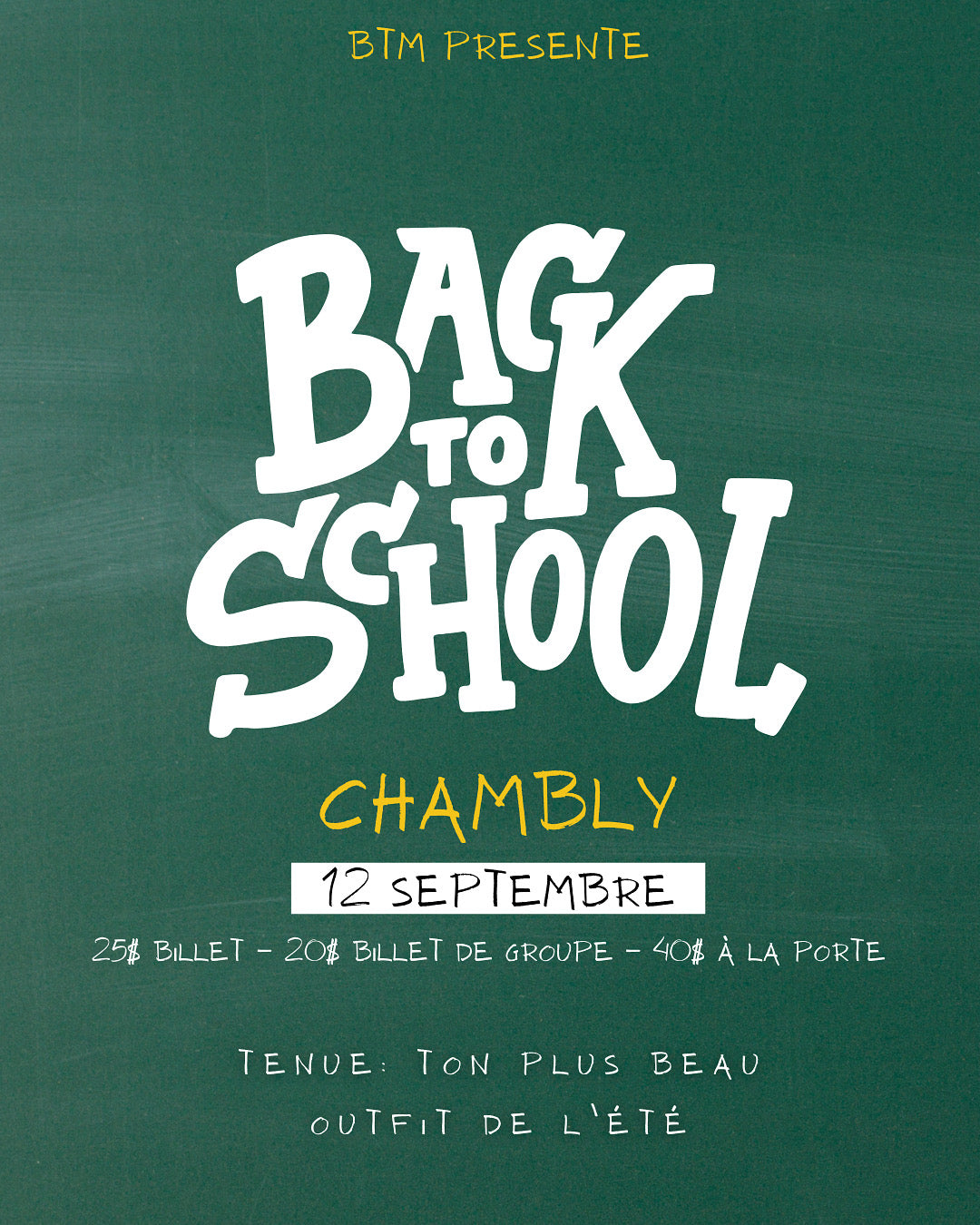 Back to school chambly