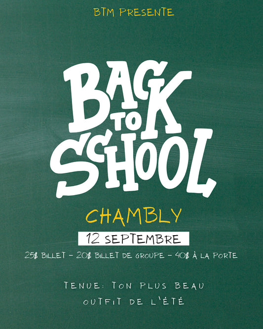 Back to school chambly