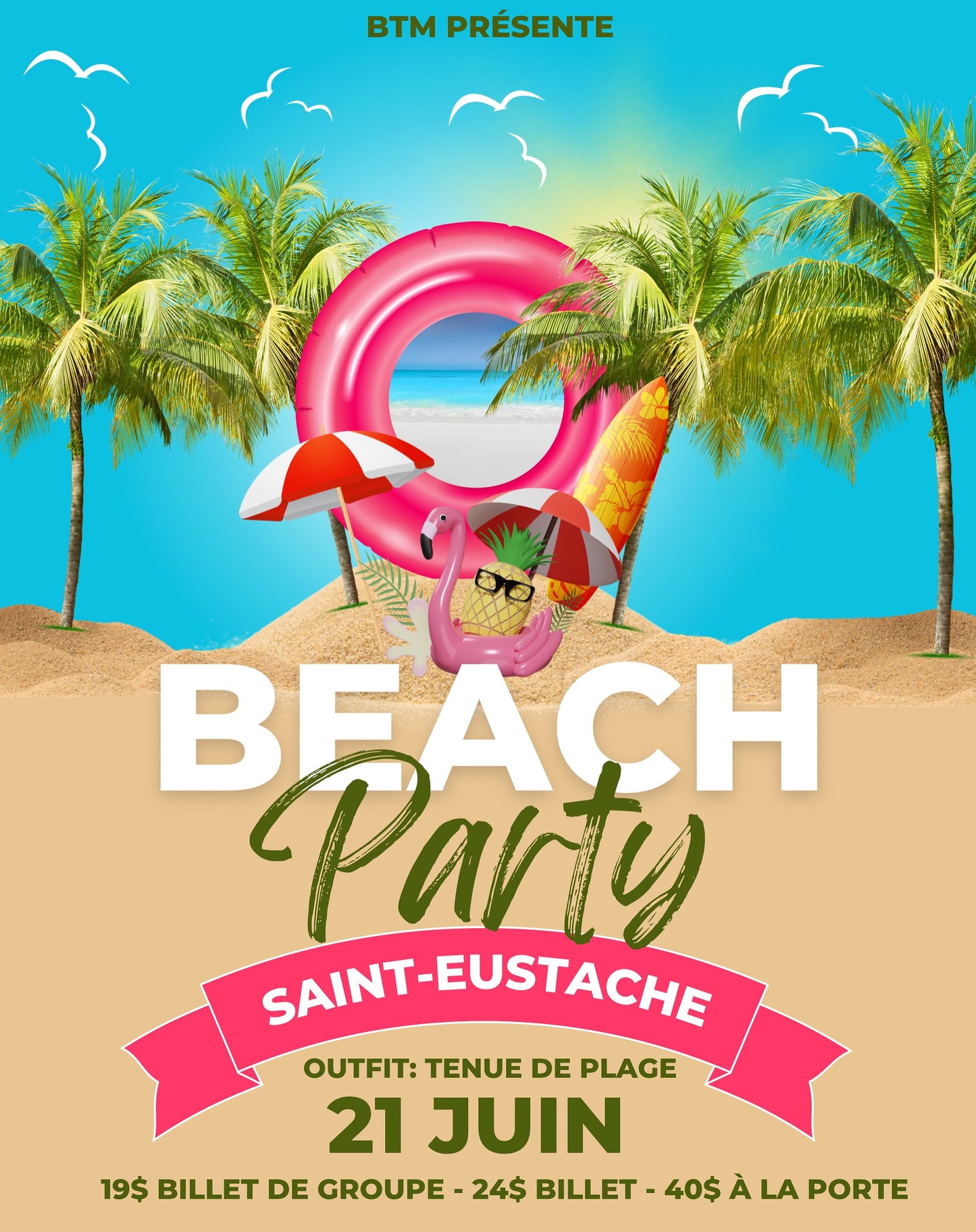 BEACH PARTY Saint-Eustache