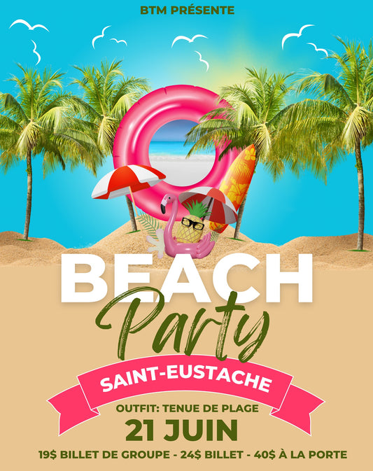 BEACH PARTY Saint-Eustache